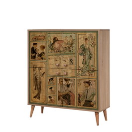 Hanah Home Multilux-732 Armario Multiusos Roble Sonoma